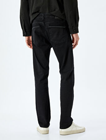 Cep Detaylı Pamuklu Slim Fit Jean Pantolon - Brad Jean