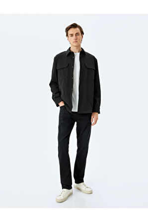 Cep Detaylı Pamuklu Slim Fit Jean Pantolon - Brad Jean