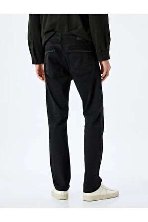 Cep Detaylı Pamuklu Slim Fit Jean Pantolon - Brad Jean