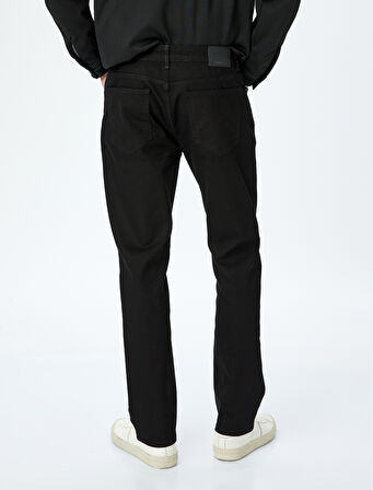 Düğme Detaylı Straight Fit Kot Pantolon - Mark Jean