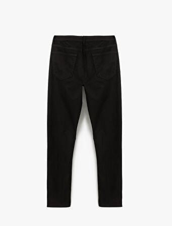 Düğmeli Pamuklu Slim Straight Fit Jean Pantolon - Chadwick Jean