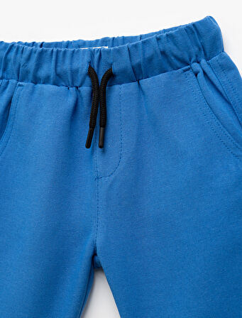 Beli Bağlamalı Cepli Basic Keten Şort