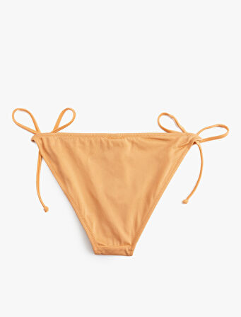 Astarlı Parlak Yanları Bağlamalı İpli Bikini Altı