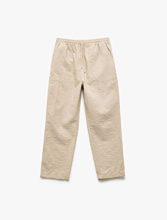 Beli Bağlamalı Cepli Balon Form Pantolon