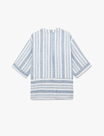 3/4 Geniş Kol Oversize Kimono Ceket