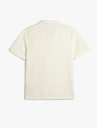 Pamuklu Regular Fit V Polo Yaka Kısa Kollu Tişört