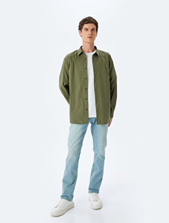 Slim Fit Kot Pantolon - Brad Jean