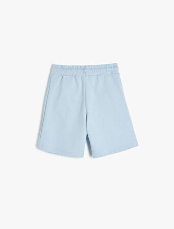 Basic Şort Beli Bağlamalı Cepli