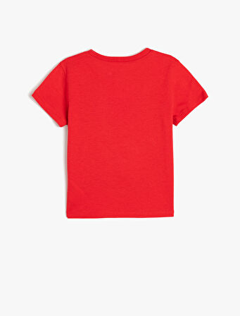 Atatürk Baskılı Tişört Kısa Kollu Bisiklet Yaka Pamuklu