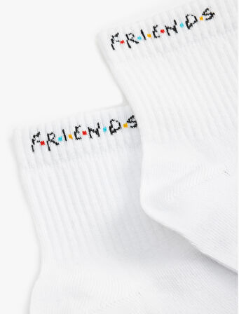 Friends Baskılı Lisanslı Pamuklu Tenis Çorap Seti