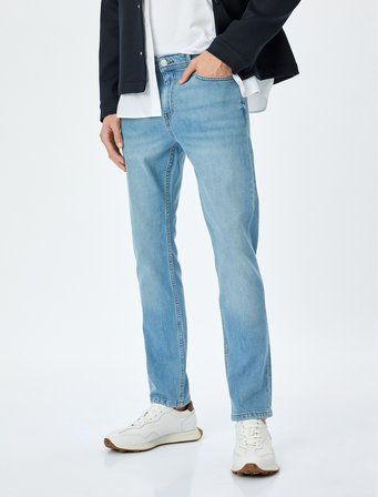Normal Bel Slim Fit Kot Pantolon - Brad Jean