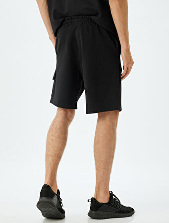 Spor Şort Beli Bağcıklı Cep Detaylı