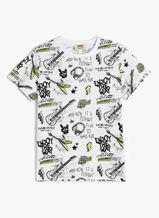 Koton Beyaz Erkek Çocuk T-Shirt