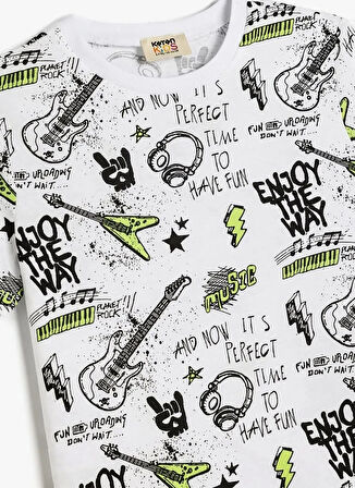 Koton Beyaz Erkek Çocuk T-Shirt