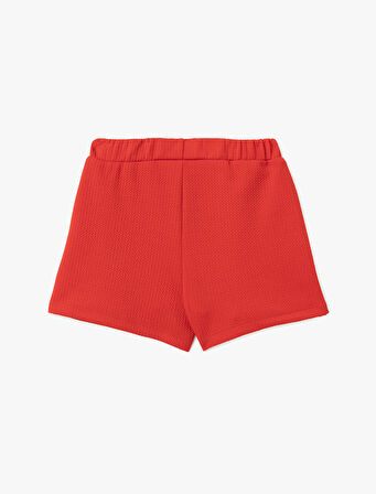 Beli Lastikli Basic Mini Şort Etek