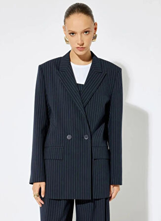 Koton Lacivert Kadın Blazer 5WAK50081PW