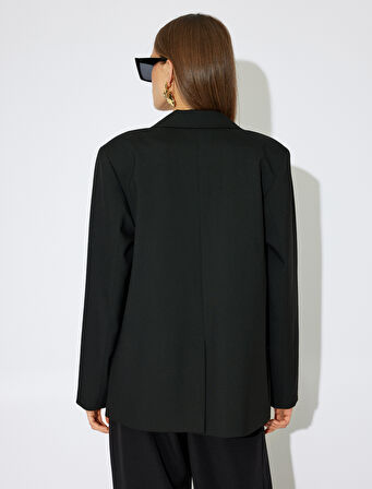 Koton X Zeynep Bastık - Blazer Ceket Kruvaze Düğmeli Cepli