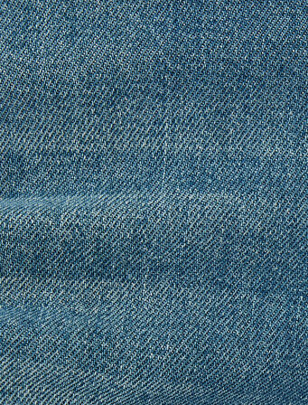 Düz Paça Kot Pantolon Normal Bel Dar Kesim Düğmeli Cepli - Slim Straight Fit Jean