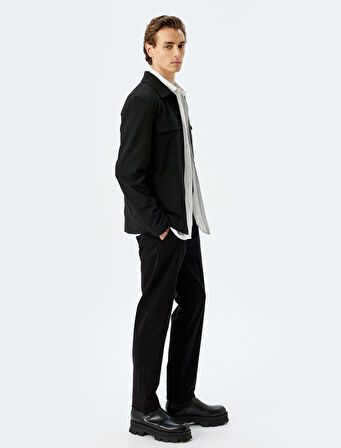 Slim Fit Pamuklu Gabardin Pantolon