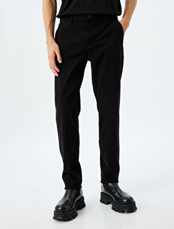 Slim Fit Pamuklu Gabardin Pantolon