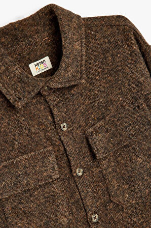 Koton Erkek Çocuk Gömlek Çift Kapaklı Cepli Uzun Kollu