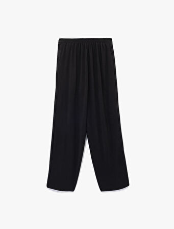 Beli Bağlamalı Rahat Kesim Geniş Paça Pantolon