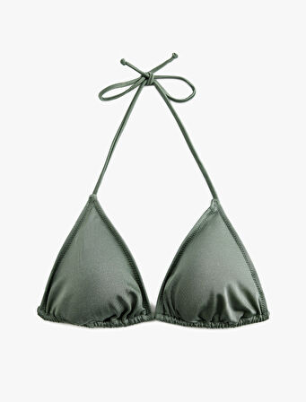 Astarlı İpli Üçgen Bikini Üstü