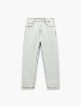 Loose Straight Fit Denim Pantolon - Loose Straight Fit Jeans