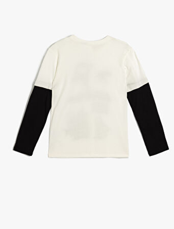 Batman Tişört Bisiklet Yaka Lisanslı Uzun Kollu