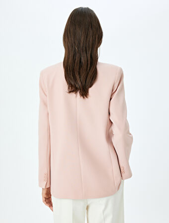 Kruvaze Oversize Blazer Ceket