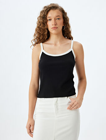 Basic Atlet Fitilli Kolsuz Biyeli Slim Fit