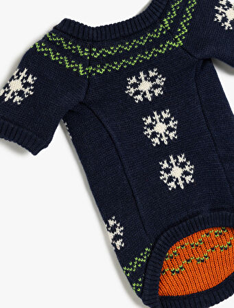 Bisiklet Yaka Köpek Kazağı