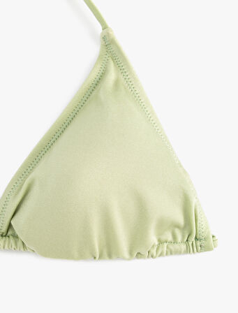 Astarlı İpli Üçgen Bikini Üstü