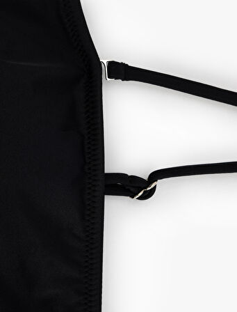 Çıkarılabilir Askı Detaylı Straplez Bikini Üstü