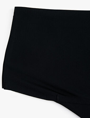 Vücudu Saran Hafif Kumaş Yüksek Bel Lazer Kesim Hipster Dikişsiz Külot