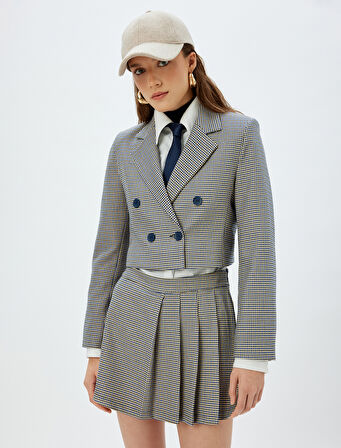  Standart Bel Pileli Mini Şort Etek 