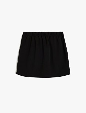 Etek Taş Detaylı Baskılı 