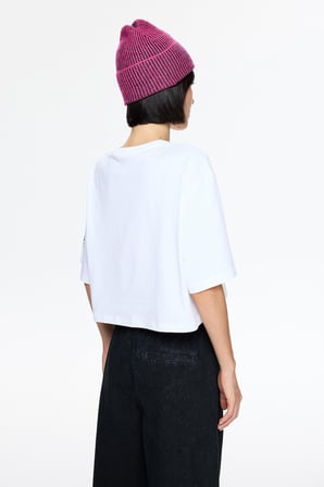 LES BENJAMINS CROP OVERSIZED TEE 005 M