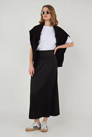 Saten Etek Siyah