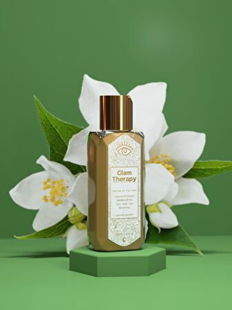 Glam Therapy Jasmine Oil Infused Çok Amaçlı Işıltılı Kuru Yağ 100 ml