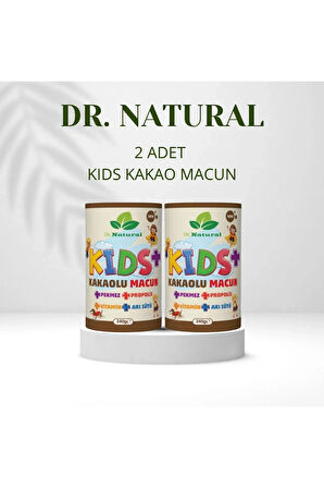 2 Adet Kids Çocuk Macunu Kakaolu - Arı Sütü - Propolis - Pekmez Ve Vitamin 240 gr