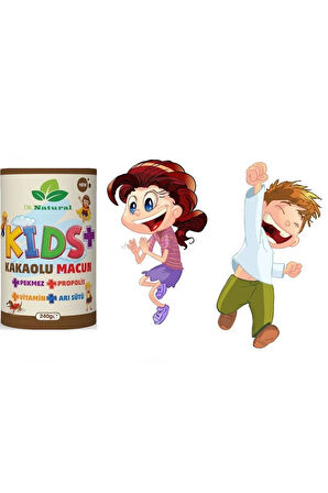 3 Adet Kids Çocuk Macunu Kakaolu - Arı Sütü - Propolis - Pekmez Ve Vitamin 240 gr