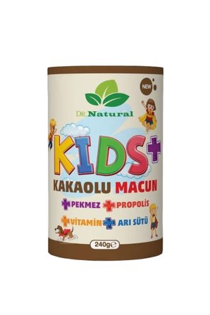 Kids Çocuk Macunu Kakaolu - Arı Sütü - Propolis - Pekmez Ve Vitamin 240 gr