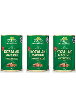 3 Adet Kozalak Macunu Çam Kozalağı Macun 240 Gr.