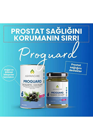 ASHWACARE Proguard - Saw Palmetto (CÜCE PALMİYE) içeren Macun