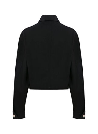 Ace Nayman Standart Siyah Kadın Ceket Afra Denim Jacket