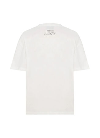 Ace Nayman Bisiklet Yaka Baskılı Çok Renkli Kadın T-Shirt SD TEE