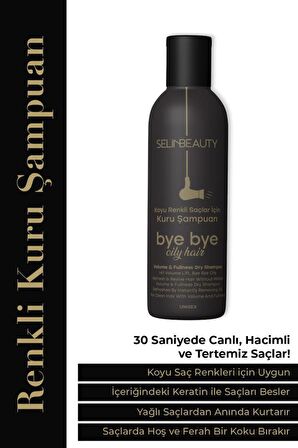 Selin Beauty Koyu Renkli Saçlar İçin Kuru Şampuan 150 ML