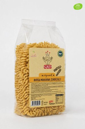 GRD Organik Zerdeçallı Burgu Makarna 400 gr