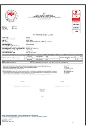 Karadut Özü 330 gr 9ay,(PESTİSİT,AĞIR METAL ANALİZLİ)